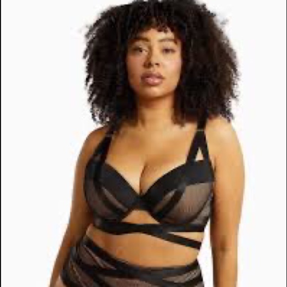 Gabi Fresh Brooklyn Fishnet Strappy Bra